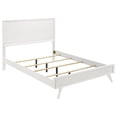 thumbnail image 1 of Janelle madera este rey panel cama blanco, 1 of 7