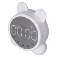thumbnail image 5 of P1 Bluetooth Speaker Alarm Clock Rechargeable Digital Alarm Clocks with Bluetooth Speaker for Kids Bedroom OfficeWhite, 5 of 8