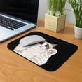 thumbnail image 5 of WIRESTER 8.66x7.08 in Rectangle Mouse Pad with Non-Slip Rubber Base for Computers, Laptop, Office & Home - Chocolate Bicolor Ragdoll Cat Paws Up, 5 of 5