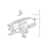 Genuine OE GM Instrument Panel - 15858057