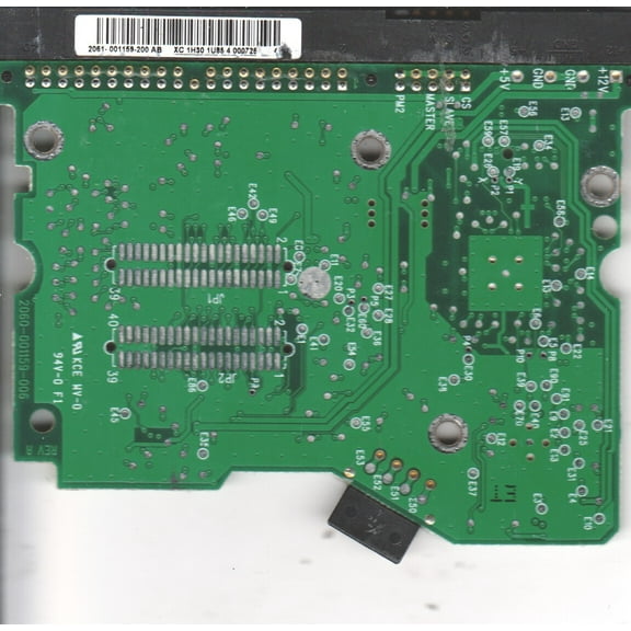 WD400BB-00DKA0, 2061-001159-200 AB, WD IDE 3.5 PCB