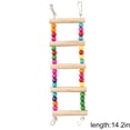 thumbnail image 1 of Ladder Bird Toy Creative Funny Bead Design Wooden Parrot Chew Toy Bird Swing Toy, 1 of 10