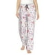 thumbnail image 1 of Balery Retro Floral Pantalones de pijama para mujer, pijamas ultraligeros, pantalones de estar por casa-Large, 1 of 6