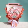 thumbnail image 2 of 18Pcs Gradient Color Crushed Ice Soap Bouquet, Luxury Soap Rose Gift for Wife, Soap Flower Bouquet with Gift Box, Valentine's Day Crushed Ice Soap Gift, Ideal for Valentine's Day Gifting, 2 of 5