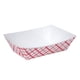 thumbnail image 4 of Bandejas de papel desechables para comida, bandeja de papel a prueba de grasa para perritos calientes, helado, palomitas de maíz y Nachos, 50 Uds., 4 of 4