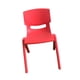 thumbnail image 5 of Silla para niños, silla de aula, silla de aprendizaje para niños, taburete antideslizante para jardín de infantes, asiento para niños para césped, aula, hogar, interior y exterior Rojo, 5 of 8