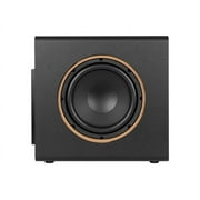 Monoprice CSW-10: 10 200-Watt Compact Subwoofer, High-Level Speaker Inputs, Crossover Setting, RCA Inputs