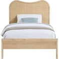 thumbnail image 3 of Meridian Furniture Windsor Solid Wood And Natural Cane Twin Bed, 3 of 11