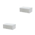 thumbnail image 4 of Cajones de almacenamiento transparentes Matsuzay Blanco Sencillo y a la moda 32*19*7cm, 4 of 6