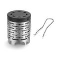 thumbnail image 3 of Réchaud de Camping Portable, Mini Réchaud de Tente en Acier Inoxydable avec Chauffage Haute Efficacité et Conception d'Installation Rapide pour Usage Extérieur, Réchaud Pliant Compact (Noir), 3 of 5