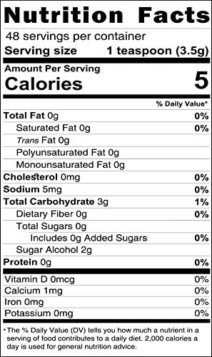 Keto Sprinkles, Sugar Free Sprinkles, 1g Net Carb, Large Value Size Bag, 6 oz, Non-GMO, Dye Free, Plant-Based, Vegan, Gluten Free, All Natural, No Artificial Coloring(Rainbow, Single Package)