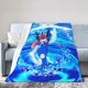 thumbnail image 2 of Manta Greninja de franela ultra suave, cálida y acogedora, regalo para niños, niñas, adultos, viajes, camping, sofá cama de 80 x 60 pulgadas, 2 of 8