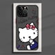 thumbnail image 5 of Bonita funda de teléfono de Hello kitty para iPhone, 15, 14, 13, 12, 11 Pro Max, mini, XS Max, XR, X, 8 Plus, SE, cubierta translúcida esmerilada, 5 of 5