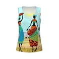 thumbnail image 4 of Gaeub African Women Women's Workout Tank Tops Lightweight Sleeveless Shirts for Women for Athletic Running Tennis Yoga - XX-Large, 4 of 9