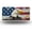 American flag bald eagle, variant on 1 Pcs Yellow Gray Abstract Painting License Plate Frame, License Plate Cover for Car Decorative Parts, Aluminum License Plate Bracket Holder Rust-Proof Weather-Proof for US Standard Car