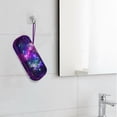 thumbnail image 5 of WIRESTER Portable Electric Toothbrush Travel Case, Hard Storage Box Compatible with Oral-B Pro Series & Philips Sonicare ProtectiveClean, Purple Nebula Galaxy, 5 of 6