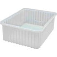 thumbnail image 2 of Quantum Storage Systems Dividable Grid Container, 22-1/2"L x 17-1/2"W x 8"H, clear, Made in USA, 2 of 3