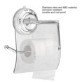 thumbnail image 2 of Waterproof Toilet Paper Holder Suction Cup Installation Home Hotel Bathroom Storage Roll Stand, 2 of 4