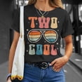 thumbnail image 4 of Retro Two Cool 2Nd Birthday 2 Years Old Bday Boys Girls TShirt, 4 of 6