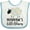 White and Blue, variant on Inktastic Mamaw for Grandchild Girls Girls Baby Bib