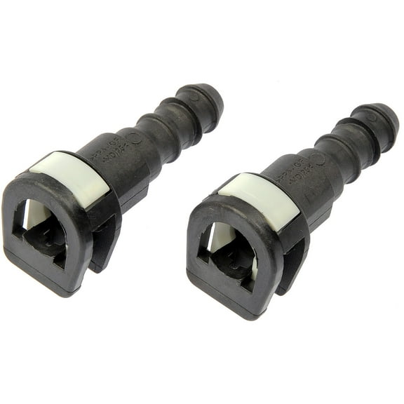 Dorman 800-119 FUEL LINE CONNECTOR. 5/16IN STEEL to 3/8IN NYLON. , Pack of 2