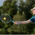 thumbnail image 3 of OULII 1Set Badminton Rackets for Beginners with Plastic Material for Kids and Adults, 3 of 5