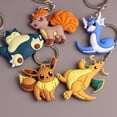 thumbnail image 4 of Pokemon PVC Pikachu Charmander Jigglypuff Squirtle Keychain Cute Gengar Keyring Keychain Bag Car Hanging Fit Men Boy Key Pendant, 4 of 4