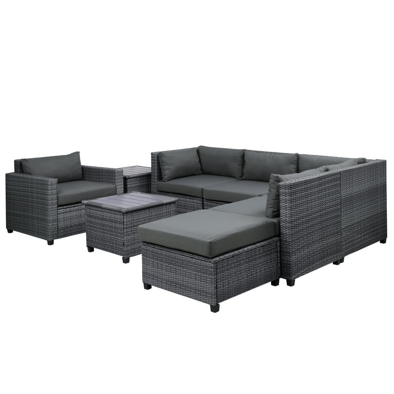 8 seater corner rattan garden furniture new arrivals