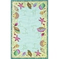 thumbnail image 1 of HomeRoots 353652 30 x 50 in. Wool Blue & Ivory Area Rug, 1 of 1