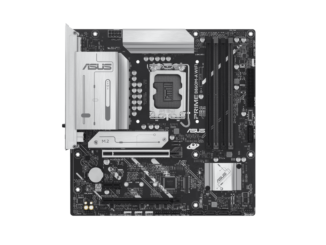 Asus Prime B860M-A WIFI-CSM Desktop Motherboard - Intel B860 Chipset - Socket LGA-1851 - Micro ATX (primeb860m-awifi-csm)