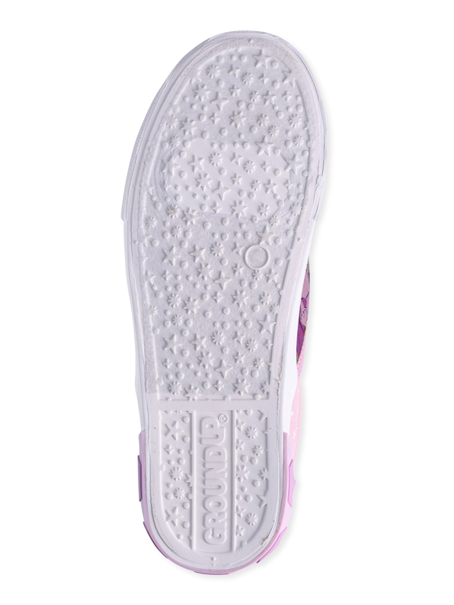 Disney Princess Girls Low Top Slip-On Twin Gore Sneakers