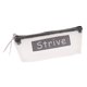thumbnail image 1 of Estuche de lápices Simple Malla Cremallera Bolsa de papelería Bolsa de maquillaje Hombres Dama Gris, 1 of 9