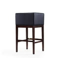 thumbnail image 4 of Kingsley 38 in. Black and Dark Walnut Beech Wood Barstool, 4 of 5