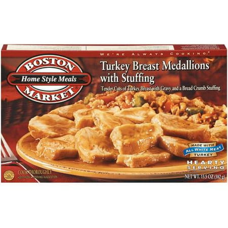 Boston Market Home Style Meals: W/Stuffing & Gravy Turkey Breast Medallions, 13.5 oz