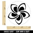 thumbnail image 2 of Plumeria Beautiful Tropical Spiral Flower Rubber Stamp for Scrapbooking Crafting Stamping - Small 3/4 Inch, 2 of 7