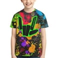 thumbnail image 6 of Share The Love T Shirt For Boys Girls, Funny Novelty T Shirt, Unisex Short Shirts For Daily Outdoor, Classic Fit, Crew Neck, 6 of 8