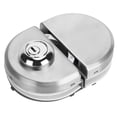 thumbnail image 1 of Door Hardware Parts,10‑12mm Thickness Glass Door Stainless Steel Door Lock Door Lock Precision Engineered, 1 of 8