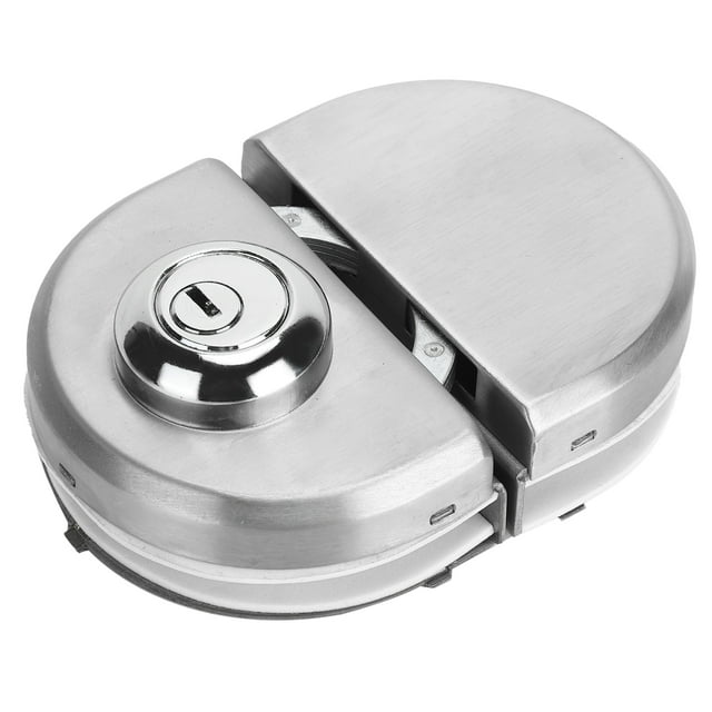 Door Hardware Parts,10‑12mm Thickness Glass Door Stainless Steel Door Lock Door Lock Precision Engineered