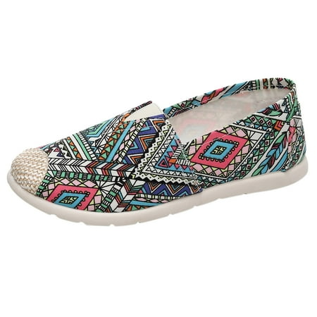 

QYZEU Slippers for Wide Feet Women Flip Flop Sandals Women Fashion All Season Women Casual Shoes Flat Non Slip Lightweight Cloth Colorful Breathable Comfortable Slip On