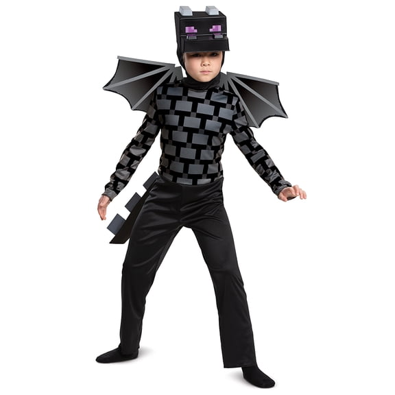 Minecraft Ender Dragon Halloween Costume for Children, Boys Size XS (4/5), by Disguise
