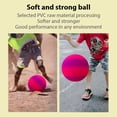 thumbnail image 4 of 8.5 Inch Gradient Rainbow Playground Ball for Kids Soft PVC Bouncy Kick Ball for Backyard Park and Beach Outdoor Fun, 4 of 8