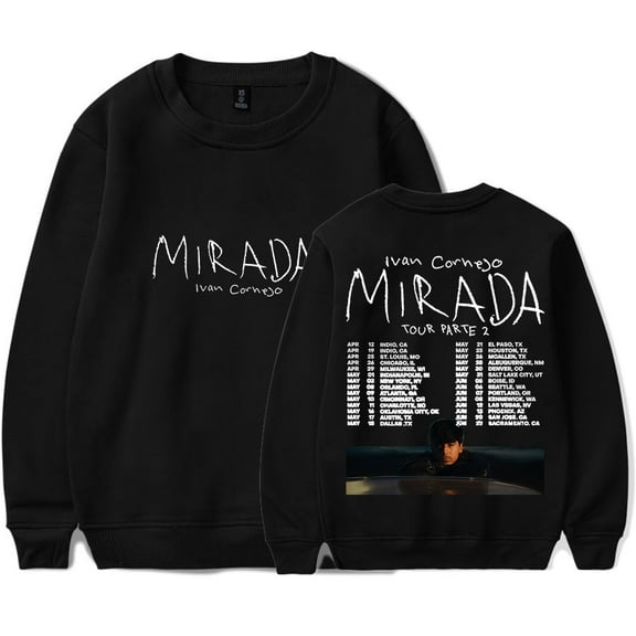 Ivan Cornejo Mirada Tour 2025 Merch Crewneck Sweatshirts Cosplay Unisex Fashion Long Sleeve Clothes