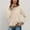 Beige, variant on Wensltd Women's Long Sleeve Sweatshirt Casual Loose Tops Fall Women Tees