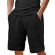 thumbnail image 1 of Pantalones Elásticos de la Cintura de los Hombres de Color Sólido Moda Casual con Bolsillos Encaje de la Cintura Pantalones Cortos, Pantalones Cómodos para Diarios, 1 of 6