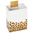 thumbnail image 5 of Hallmark 17" Extra Large Gift Bag with Tissue Paper (White with Gold Polka Dots) for Christmas, Hanukkah, Weddings, Engagements, Bridal Showers, Graduations, Retirements, Birthdays, Valentine's Day, 5 of 6