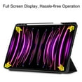 thumbnail image 3 of Dteck Case for Apple iPad Pro 12.9-inch 6th 5th 4th 3rd Generation,Smart Leather Folio Kickstand Case Shockproof Rubber Cover with Pen Holder for iPad 12.9" 2022/2021/2020/2018,Black, 3 of 8