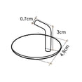 thumbnail image 4 of serony 6pcs/set Self Adhesive Round Hooks Premium Stainless Steel Convenient Organization Easy To Install, 4 of 6