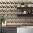 thumbnail image 4 of 10 Pcs 3D Crystal Tile Sticker PVC Self Adhesive DIY Waterproof Glass Tile Wall Sticker for Home Living Room Kitchen Decor, 4 of 8