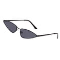 thumbnail image 3 of Hombres Mujeres Eye Lente triangur Moda de sol 400 Marco negro Lente gris Colcomx Gafas de sol de mujer de moda, 3 of 5