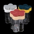 thumbnail image 5 of AMLESO Transparent 5 Grilles Flip Spice Shaker Bocaux Filet en Forme de Port de Coulée Gris, 5 of 5